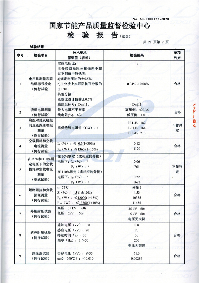 高低压试验报告-S11-1250广灵广灵广灵油浸式变压器-2.jpg